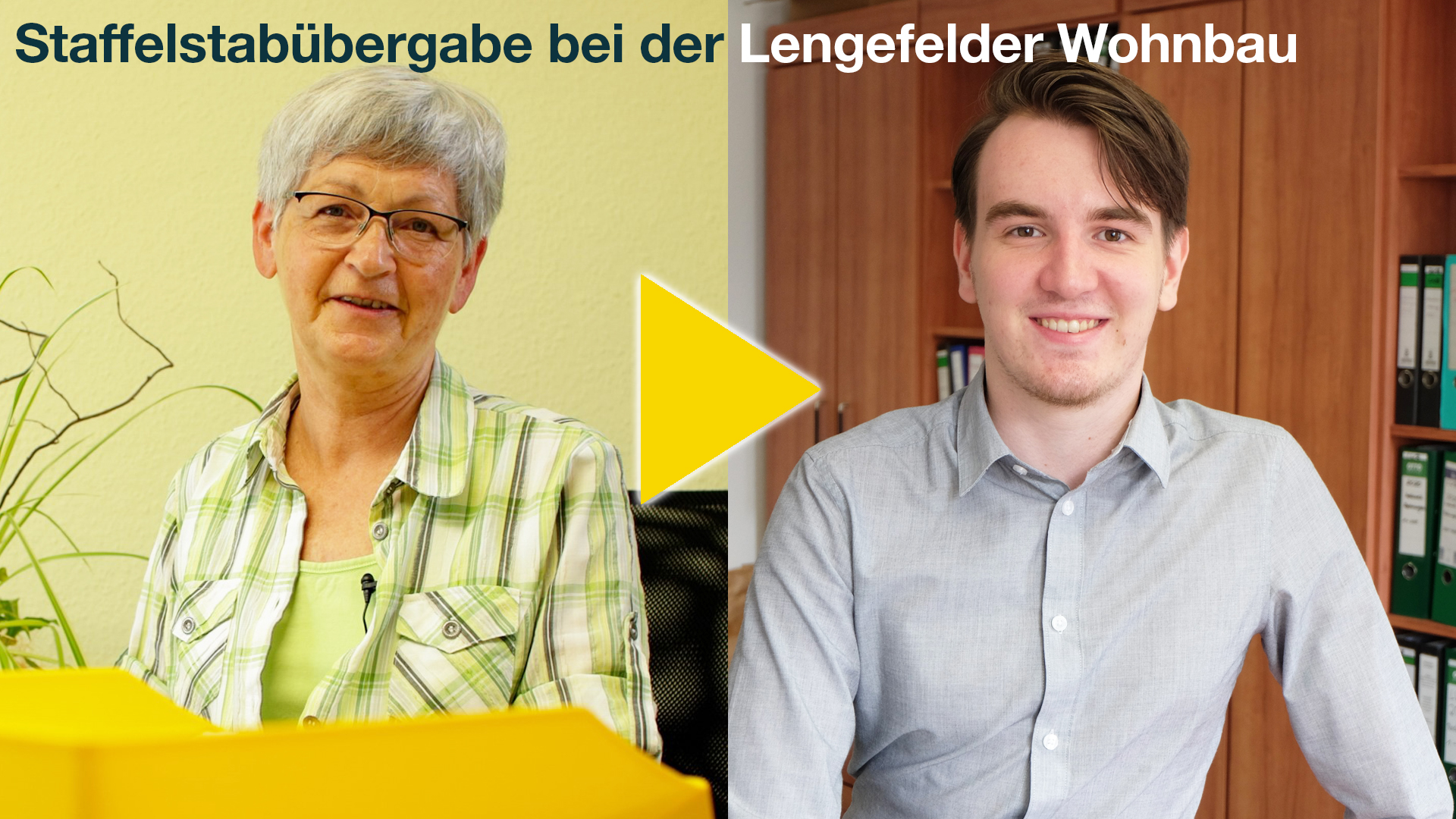 Staffelstabübergabe bei der Lengefelder Wohnbau